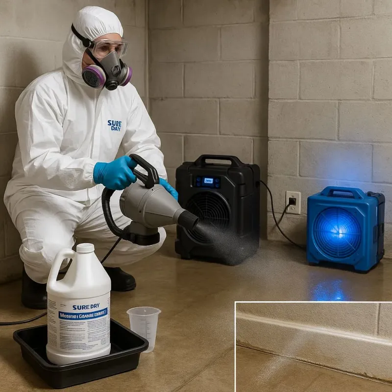 Sanitization and Odor Removal process in Brooksville, FL